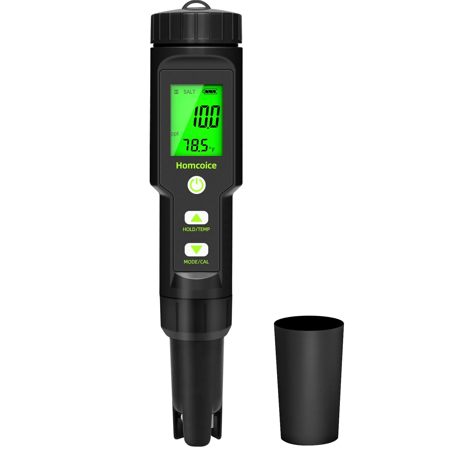 PH Messgerät 5 in 1 TDS EC SALT Temperatur pH Wert Messgerät IP67 wasserdicht, Pool pH Tester 0,01 hochpräziser digitaler Wassertester Trinkwasser mit ATC-Funktion