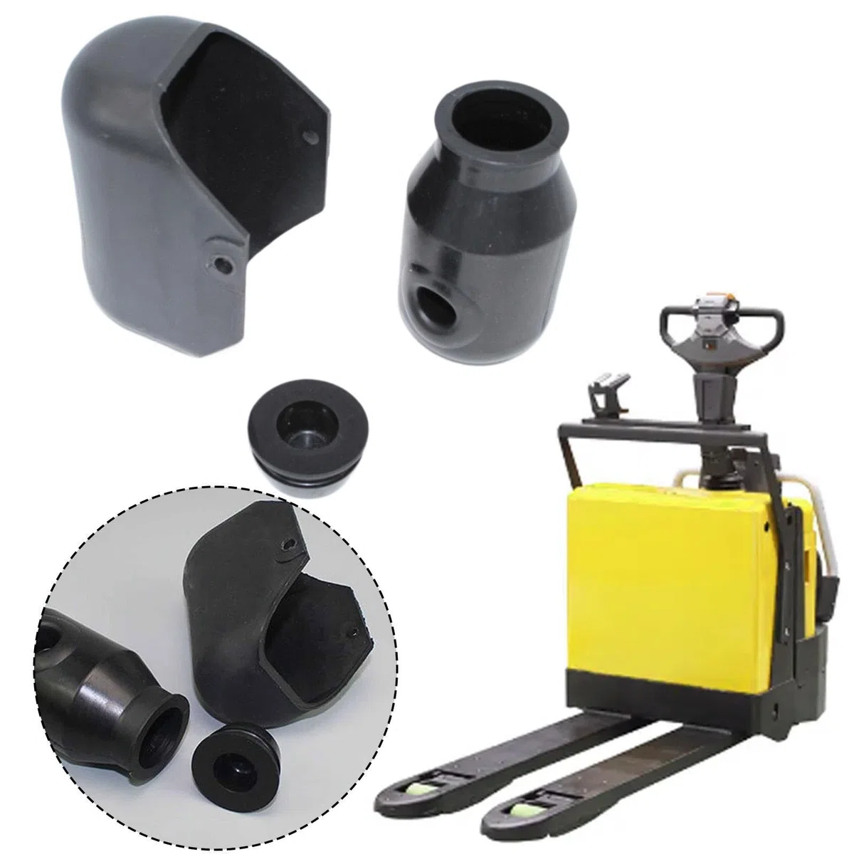 predolo Öltank für Palettenwagen, Gabelstapler, Autozylinderteile, Professionelles, Stabiles Upgrade, Tragbare Armaturen, Manuelles Gabelstaplerzubehör, 3 Stück