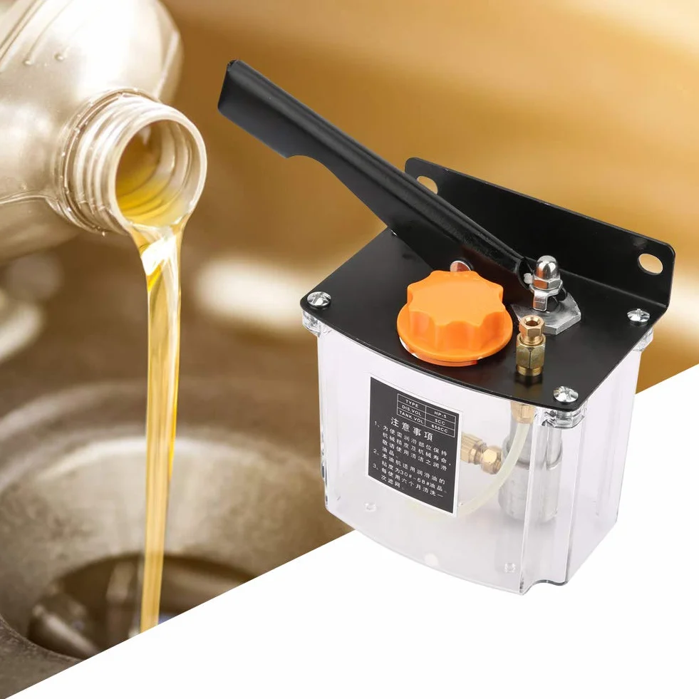 Manuelle Schmierpumpe, 5L linksbetriebene Schmierpumpe 650CC für CNC-Werkzeugmaschine, Bearbeitungszentrum, Produktionslinie