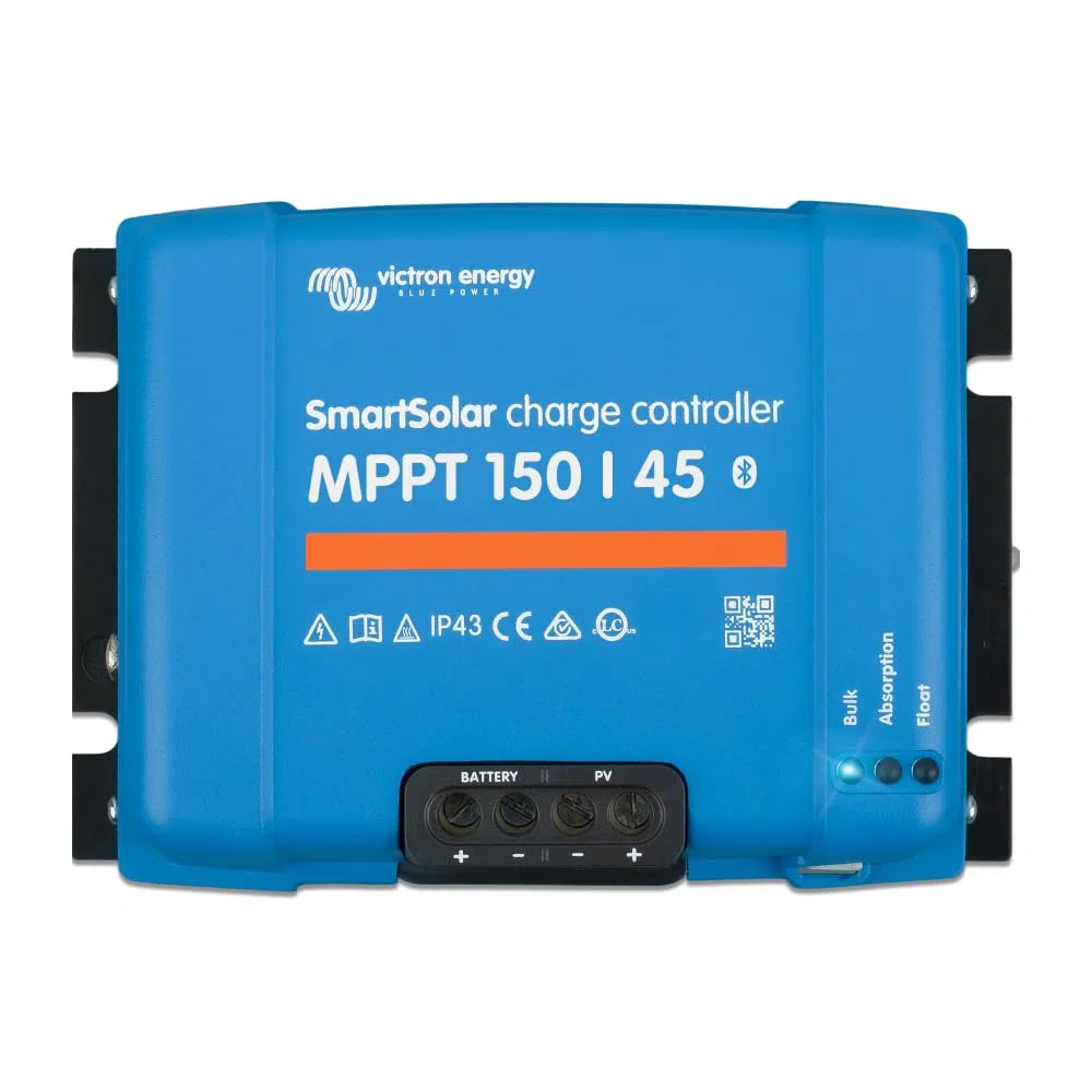 Victron Energy SmartSolar MPPT Laderegler - Solar Laderegler (Bluetooth) - 150V 45 Amp 12/24/36/48-Volt