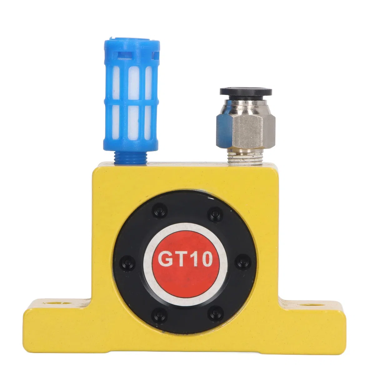 Gt10 Pneumatischer Turbinenvibrator, 1/8" Leiser Industriewibrator Aluminiumlegierung Pneumatischer Luftturbinenvibrator G1/8In Geräuscharmer Vibrator Mit Hoher Vibrationsleistung