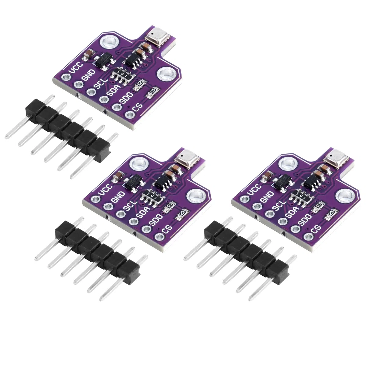 CJMCU-680 Entwicklung Board,APKLVSR CJMCU-680 Sensor für Temperatur, Luftfeuchtigkeit und Luftdruck,Feuchtesensor 1.7~3.6V mit I2C Schnittstelle,für Erfassung der Luftqualität(3 Stück)