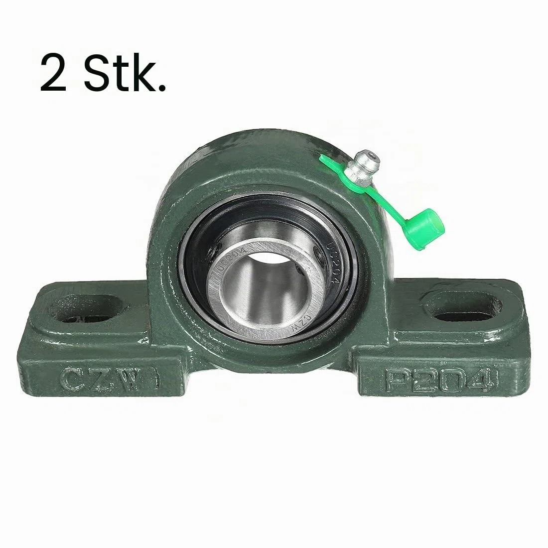 sourcing map 2 Stück Selbstausrichtung Stehlager UCP204 20mm montiert Lager DE de