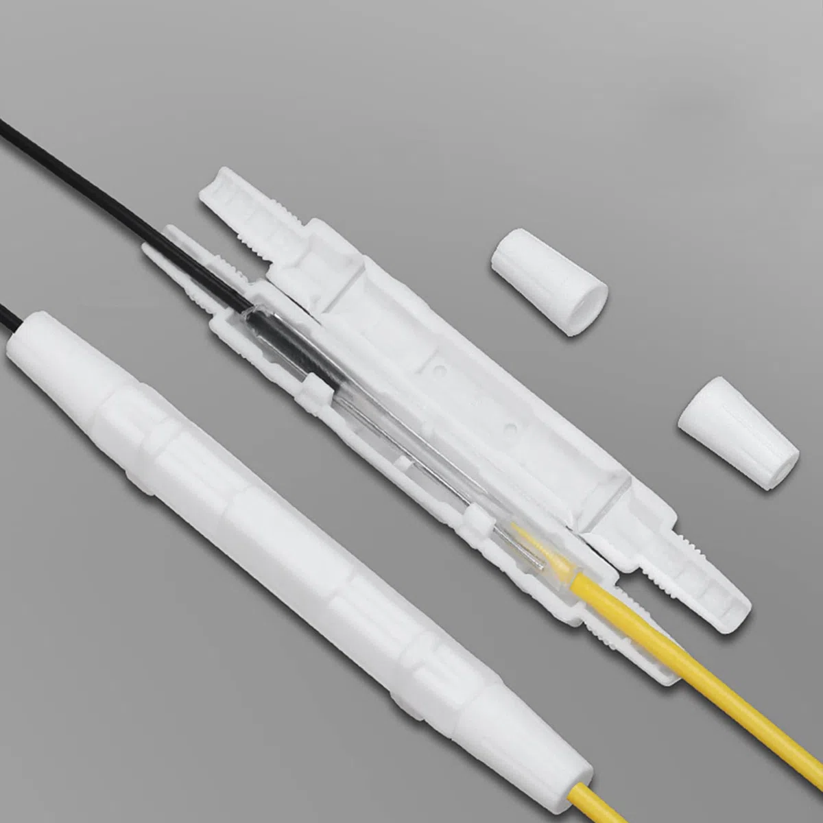 Schrumpfhülsen für 45 mm / 60 mm FTTH Schrumpfschlauch, Spleißhülsenschutz, Ftth Faserwerkzeug-Set, 100 Stück