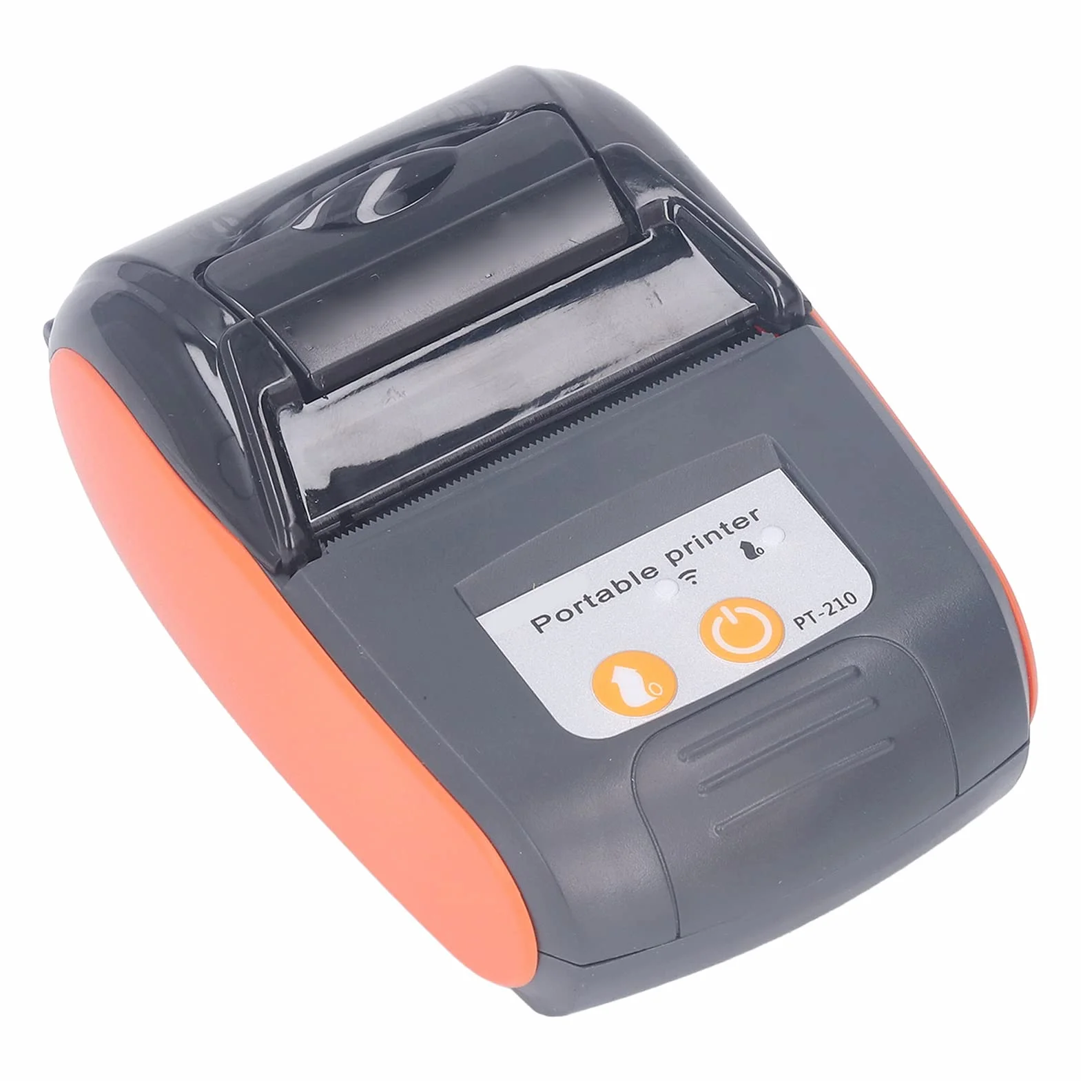 Bewinner Bluetooth-Belegdrucker, Tragbarer 58-mm-MiniPos-Drucker, Persönlicher Rechnungs-POS-Belegdrucker, Mobiler Kabelloser Thermodrucker für den Restaurantverkauf Im (Mit