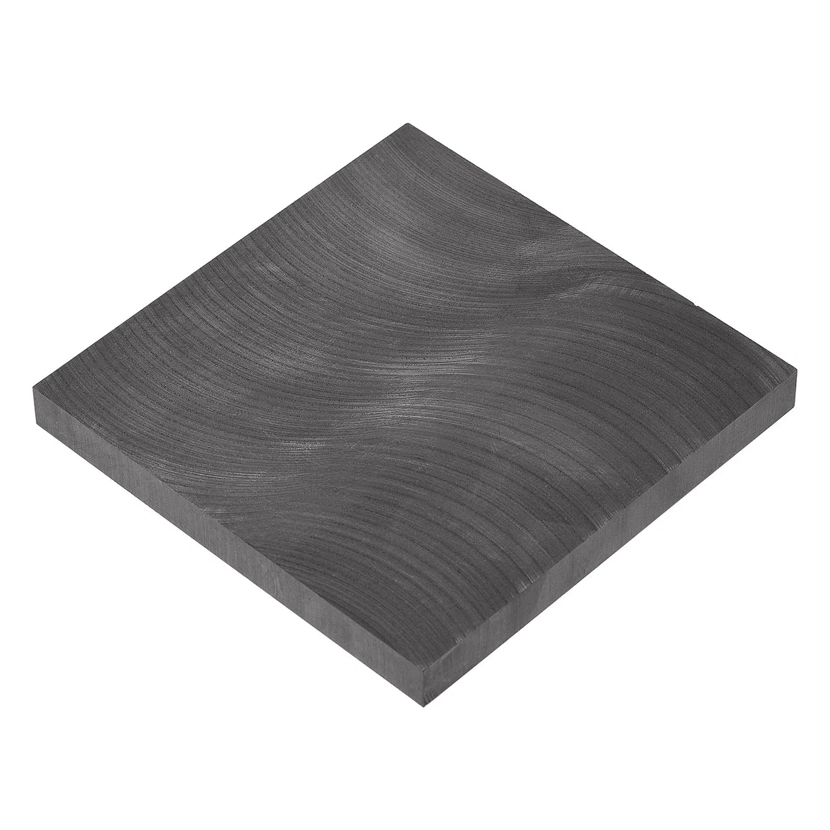 sourcing map 1Stk. Graphitplatte 100mmx100mmx10mm Graphit Rohblock für experimentelle Elektrode Elektrolyse Galvanisieren Schwarz