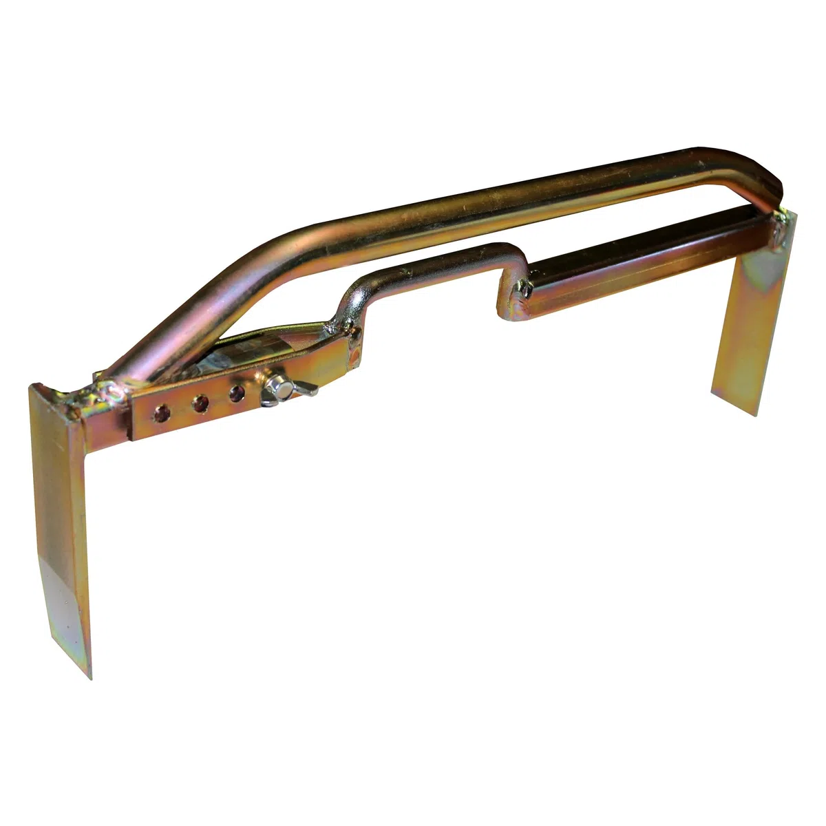 Steintragezange 415-460 mm – Verzinkter Steinträger für Mauersteine – 50 kg Tragkraft – Ergonomische Hand-Tragehilfe für den Hochbau