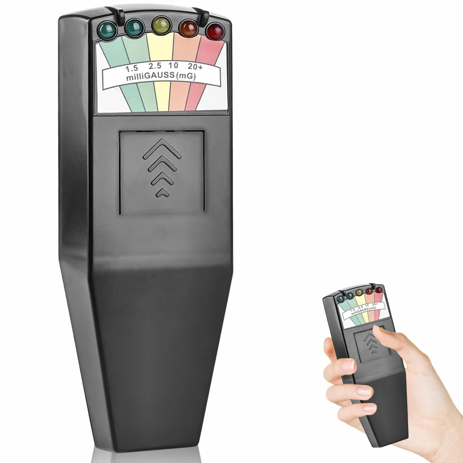 EMF-Messgeräte, K2 EMF Meter, K2 EMF Messgerät Paranormal Equipment Tester, Elektromagnetische Felder Messgerät, Strahlungsdetektor Digitaler Tragbarer, für Büro, Zuhause, Geisterjagd