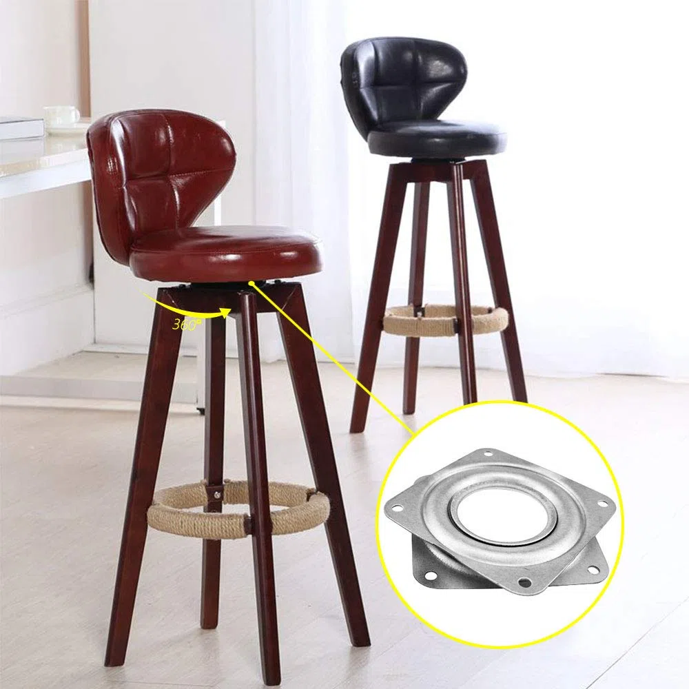4 Stück Lazy Susan Drehlager 360 Grad Drehteller, für Anzeigen-Regal und Möbel (72x 72x 9mm)