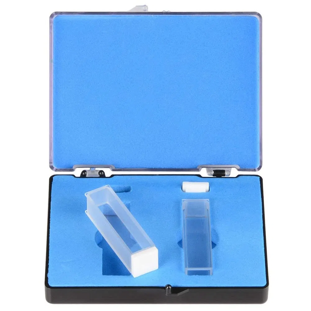 Quarz KüVette, Spektralphotometer KüVetten 10 mm Pfad Länge, 45 mm HöHe, 3,5 Ml Kapazität - 4 Stücke
