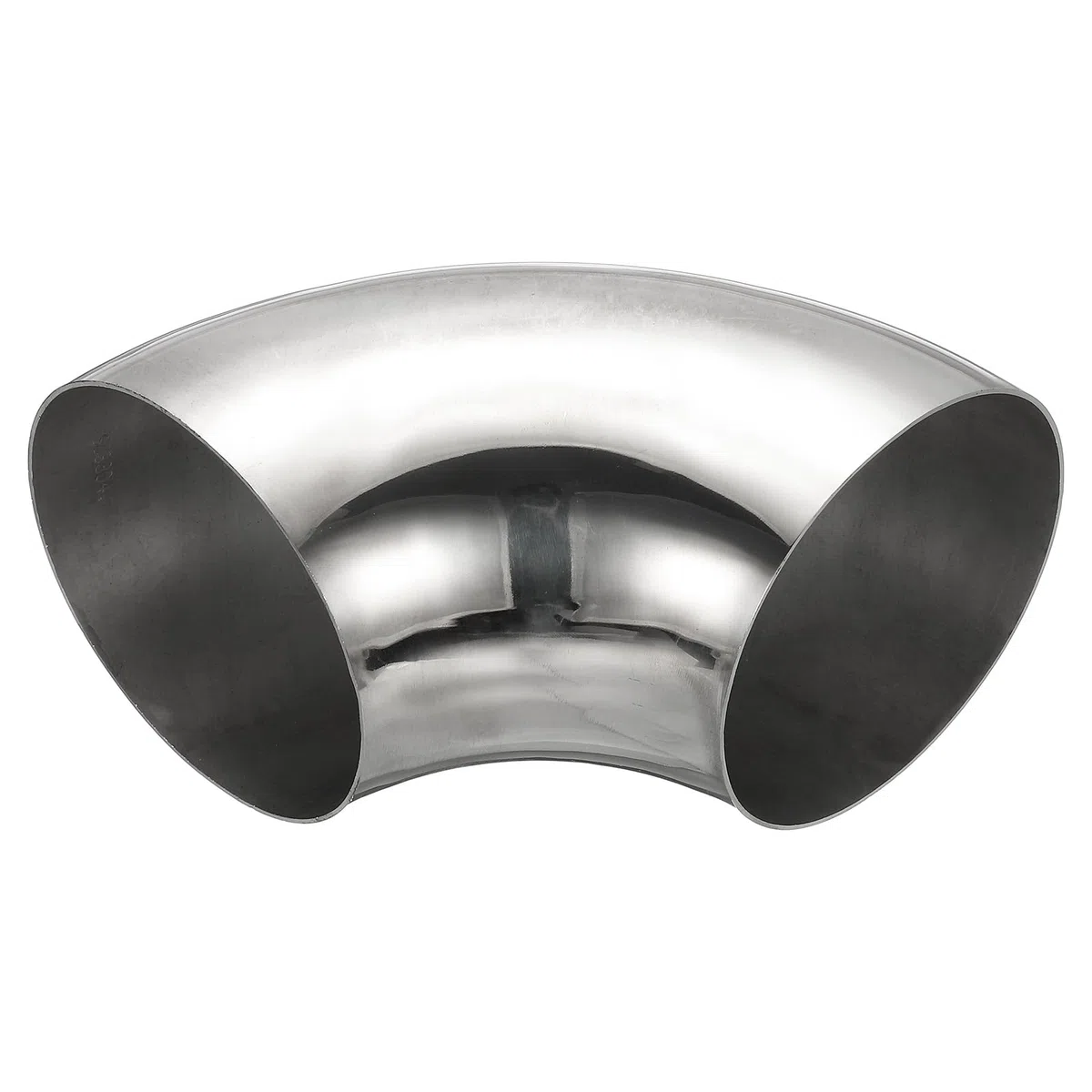 PATIKIL 1 Stück Edelstahl Rohrbogen 90 Grad Bogen, 108mm ID Stahl Auspuffbogen Auspuffrohrverbinder Edelstahlbogen 304 Edelstahl Rohr für Auspuffrohr Treppengeländer Auto HVAC