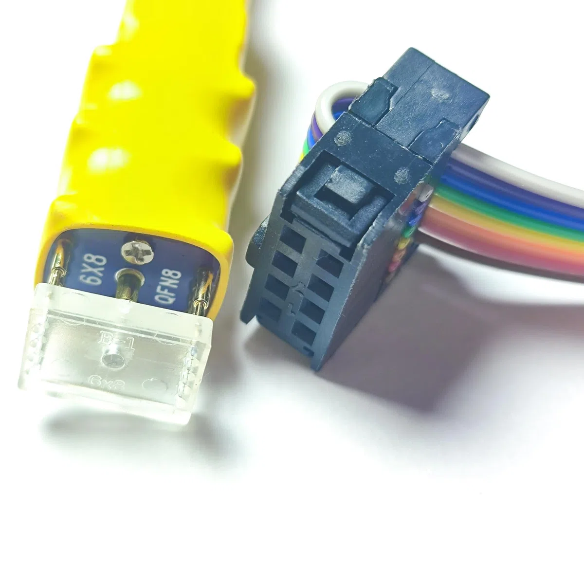 DFN8 QFN8 WSON8 chip Probe line Clip Read Write chip Circuit Programming 1.27 6 * 8 for USB Programmer EZP2019 EZP2023 TL866II T56 T48 T76 RT809F RT809H