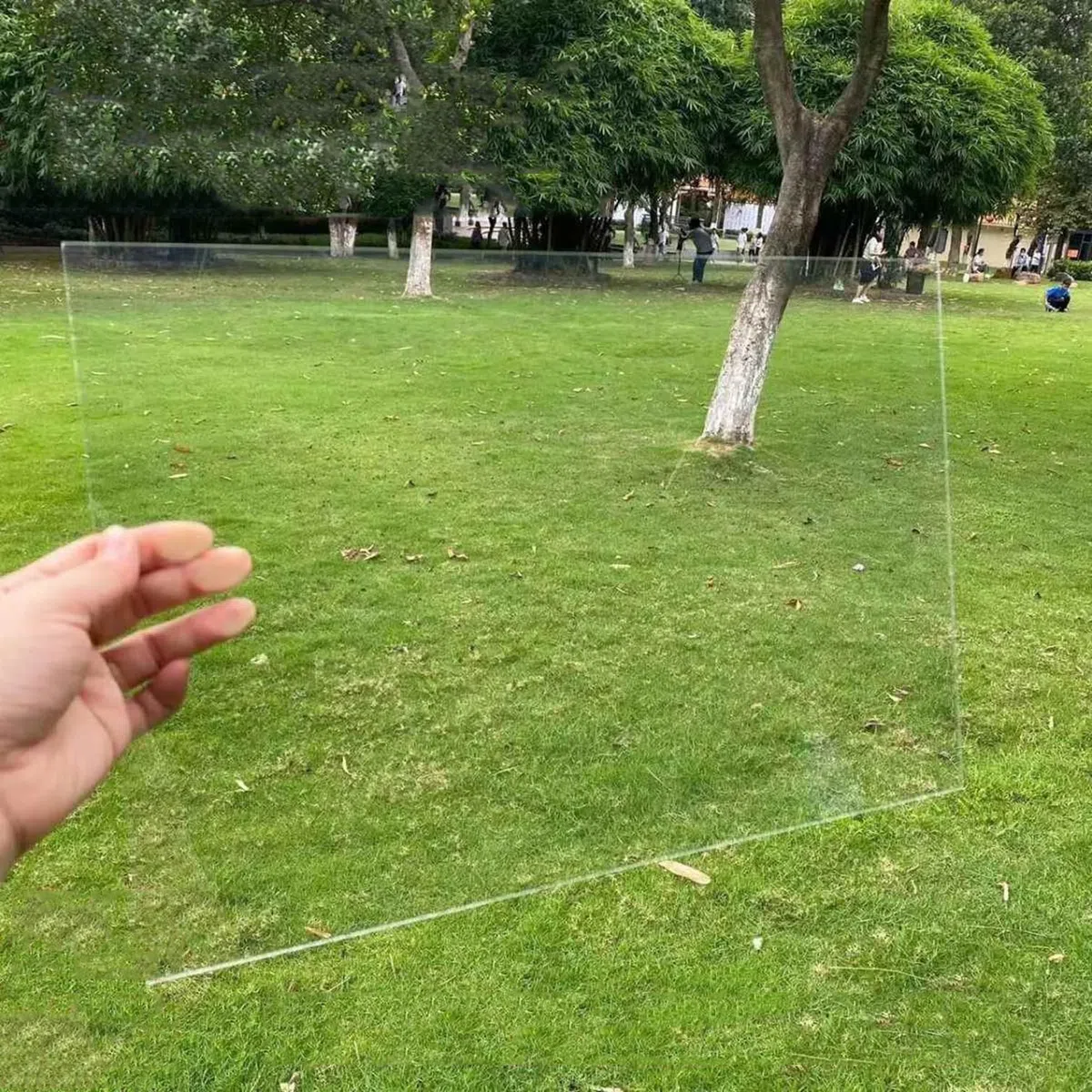 Transparente Polycarbonat-Dachplatten,Acrylglas Platten Kunststoffplatte,PC Endurance Board,Gewächshausplatten,Garten,Vordächer,Fenster,Terrasse,Balkon,UV-Schutz,Schlagfest (0.6x2m)