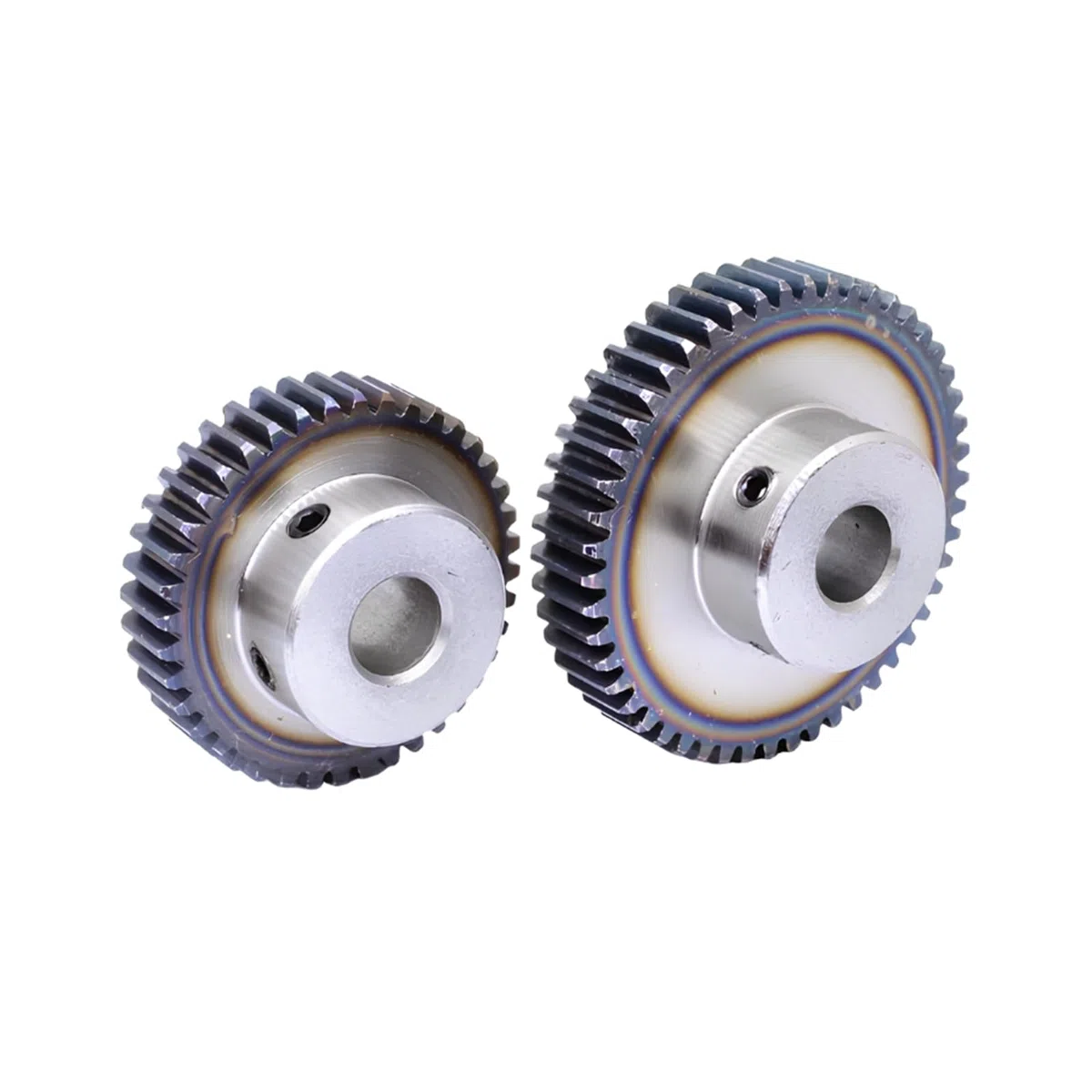 1 Stück 1 Module 40-120Z Stirnrad aus Kohlenstoffstahl mit abgestuftem Ansatz, geeignet für mechanische Ausrüstungen, Bohrung 12mm