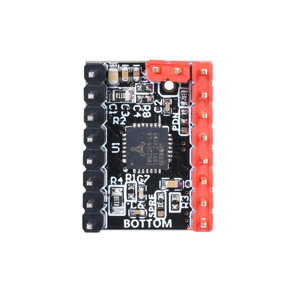BIQU DIRECT 3D Printer Part Stepstick Mute TMC2209 V1.2 Stepper Motor Driver with Heatsink for SKR V1.3 MKS GEN L Ramps 1.4/1.5/1.6 3D Printer Controller Card (Pack of 5) (UART Mode)
