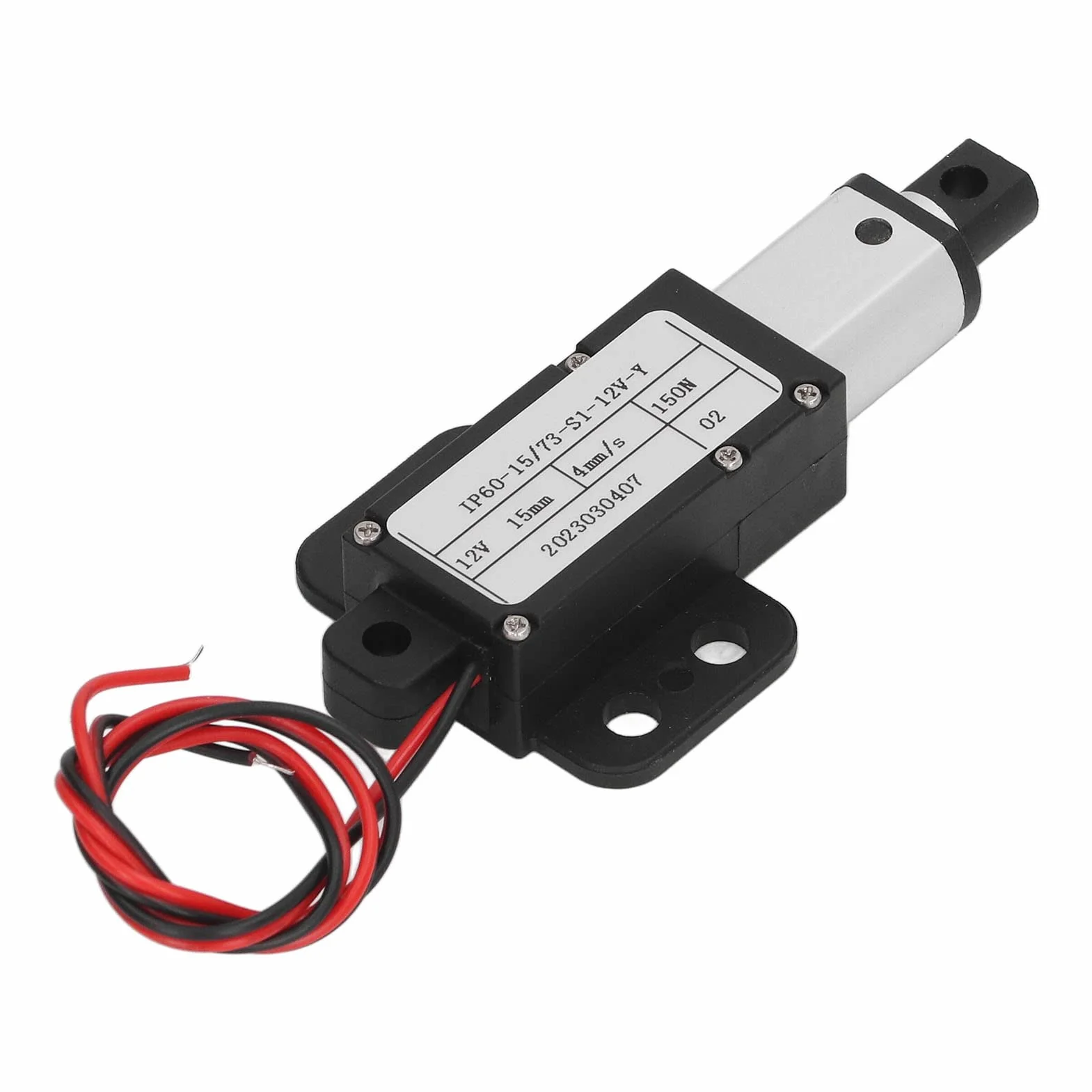 Mini Electric Linear Actuator Hochschub 150n Aluminiumlegierung 15 -Mm -Hub, 4 Mm Geschwindigkeit, Geeignet für Medizinische Maschinerie für Medizinisch lustrialagrische Maschinen Geeignet