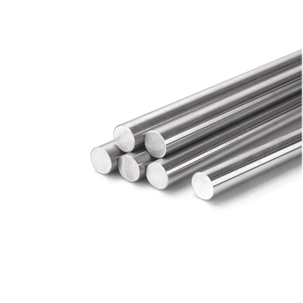 10 Stück Edelstahlstäbe, Edelstahl Rundstäbe 4mm x 500mm, 304 Metallstäbe Stabstahl für DIY Handwerk Modellauto Flugzeug