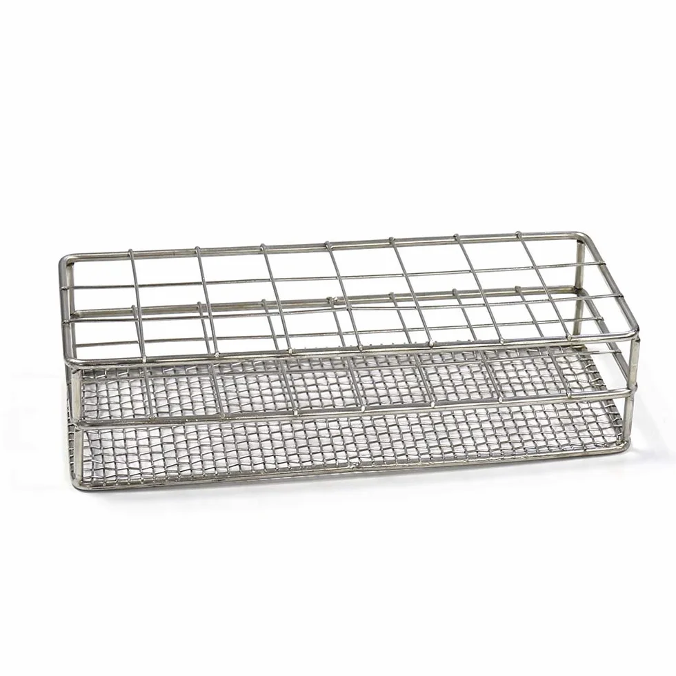 ULAB Scientific Reagenzglas-Gestell, Edelstahl, Aluminium-Material UTR1010 1