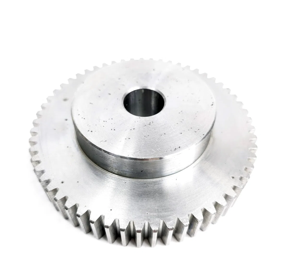 Zahnrad Modul 2 57 Zähne mit Nabe Marka Ozdowski For Farming hochwertiges Stirnrad aus massivem Stahl C45, Präzisions-Antriebstechnik, Z=57