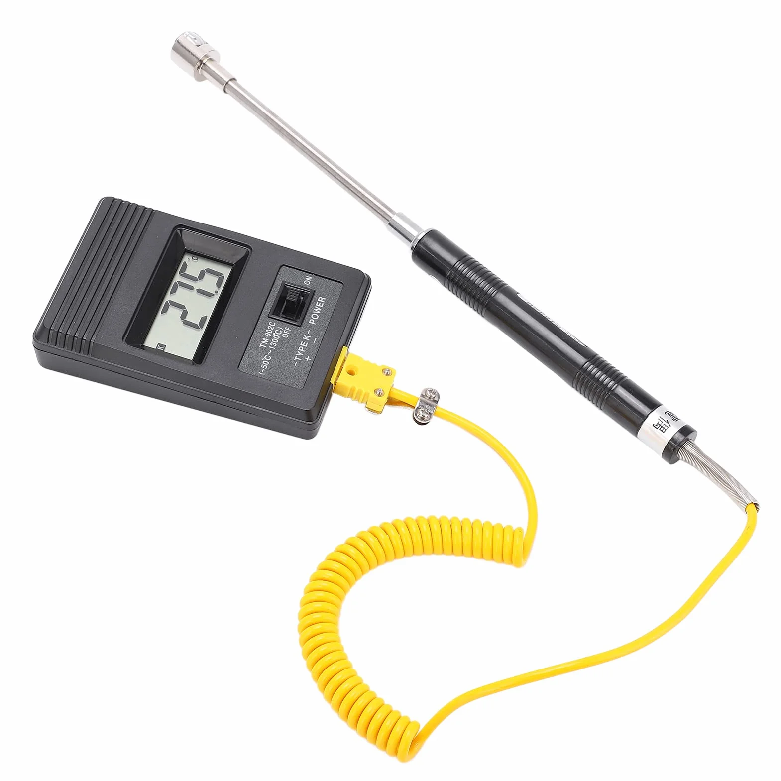 K-Typ Thermoelement Thermometer, Tm-902c -50~500℃ Digitales Thermometer für die Industrie, Thermoelement Sensor Temperaturmessgerät Temperaturmesser Mit Standard-K-Stecker