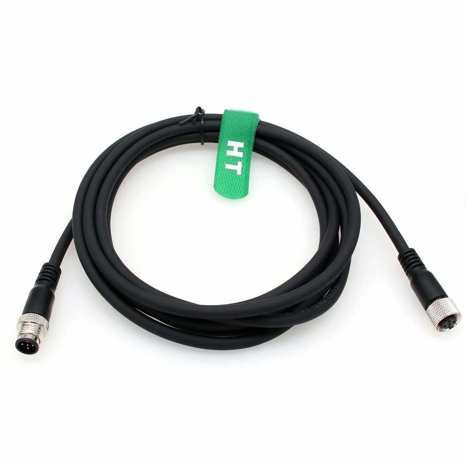 HangTon M12 A kodiertes 5-Poliges Stecker-Kabel für Industrieanwendungen, Aktor-Sensor-Signalkabel für DeviceNet, CANopen, IO-Link, Profibus