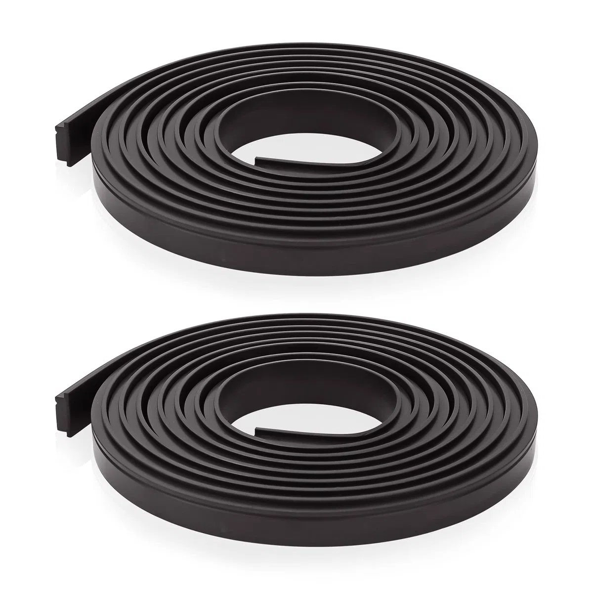 Magnetstreifen für Duschtür, flexibler Magnetstreifen, Duscheinsatz, Ersatz für gerahmte, halbgerahmte, schwingende Glasduschtür (2 Rollen, 160 cm pro Rolle)