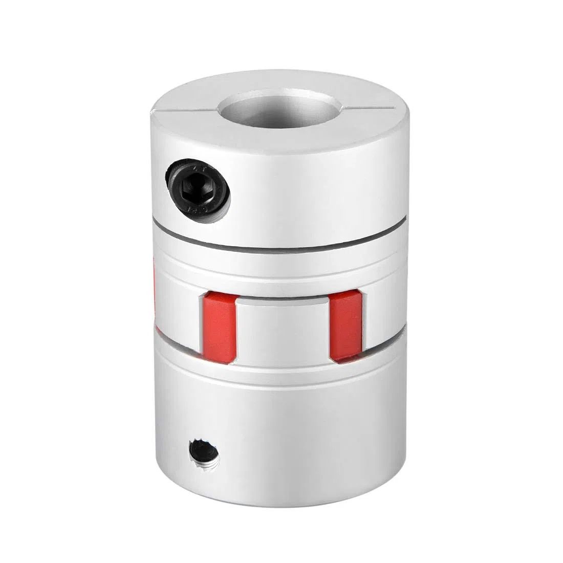 sourcing map Wellenkupplung 20mm bis 20mm Bohrung L65xD45 Flexibles Kupplungsgelenk für Servo-Schrittmotor