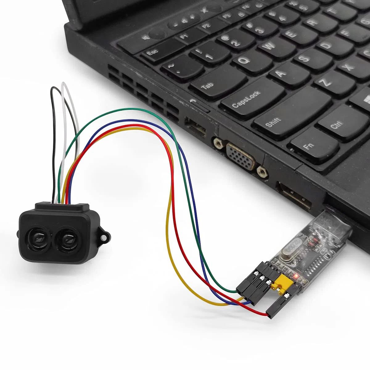 SmartFly Info TF-Luna Lidar-Sensor 0,1–8 m Kurzstreckenentfernung, Einpunkt-Rangefinder-Modul, UART/I2C, kompatibel mit Pixhawk, Arduino und Raspberry Pi für Drohne/Roboter Hindernisvermeidung