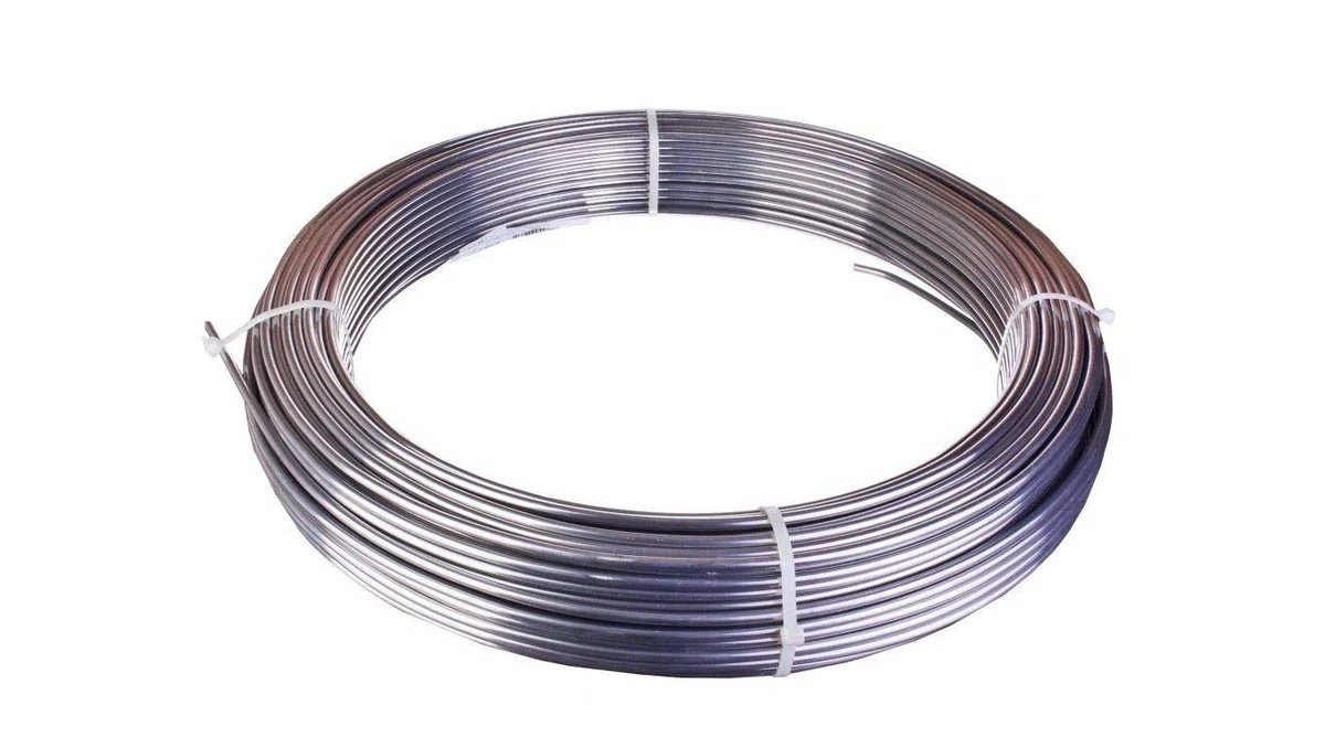 Runddraht Alu 8mm Anschluß Blitzschutz AlMgSi - Meterware (40m)