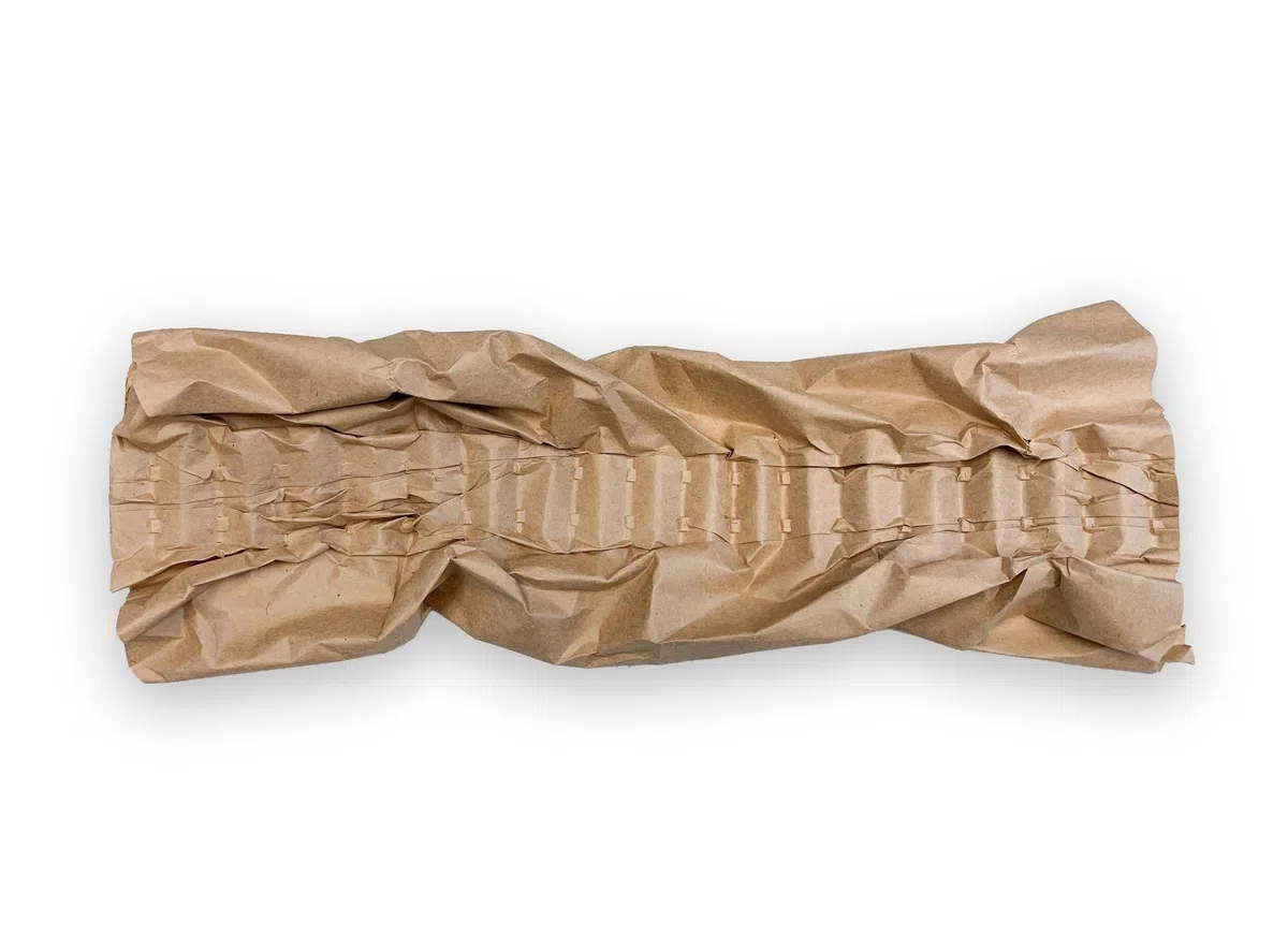 Papierpolsterstreifen, Packpolster, Papierpolster, Verpackungsmaterial (ca. 50 x 15 x 6 cm LxBxH) - 50 Stück