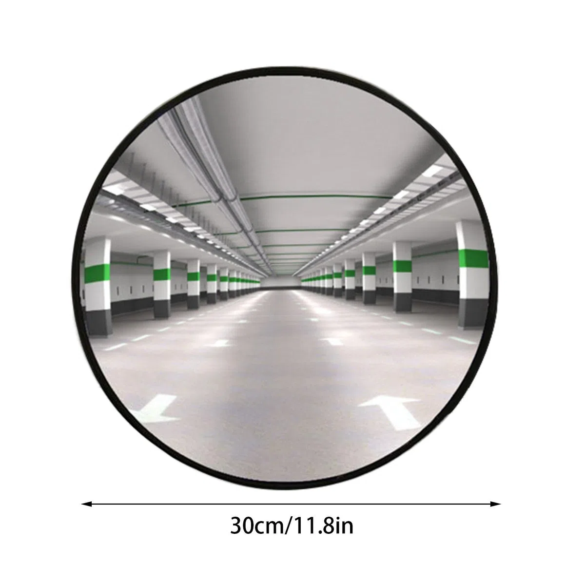 TAOLE 30cm Traffic Zimmer Deko, Rond Spiegel Aesthetic Y2k Straßenspiegel Konvexspiegel Ausfahrt Parabolspiegel Weitwinkelspiegel Panorama