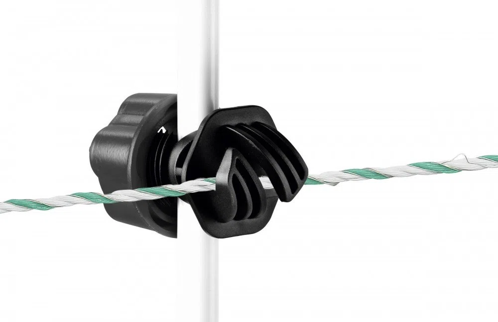 Kerbl 50 Stück Schraubisolator Vario Plus für Litze Draht Seil Weidezaun äußerst robust