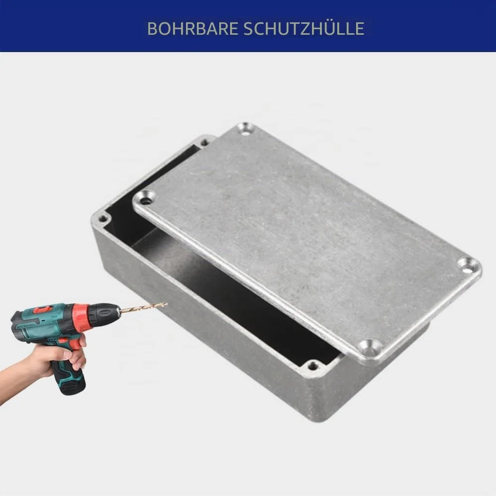 Supertool Aluminium-Druckguss, wasserdicht, Elektronik-Projektgehäuse für externe Stromversorgung, 1 Stück (1Pcs-1590C 120 x 94 x 56 mm)