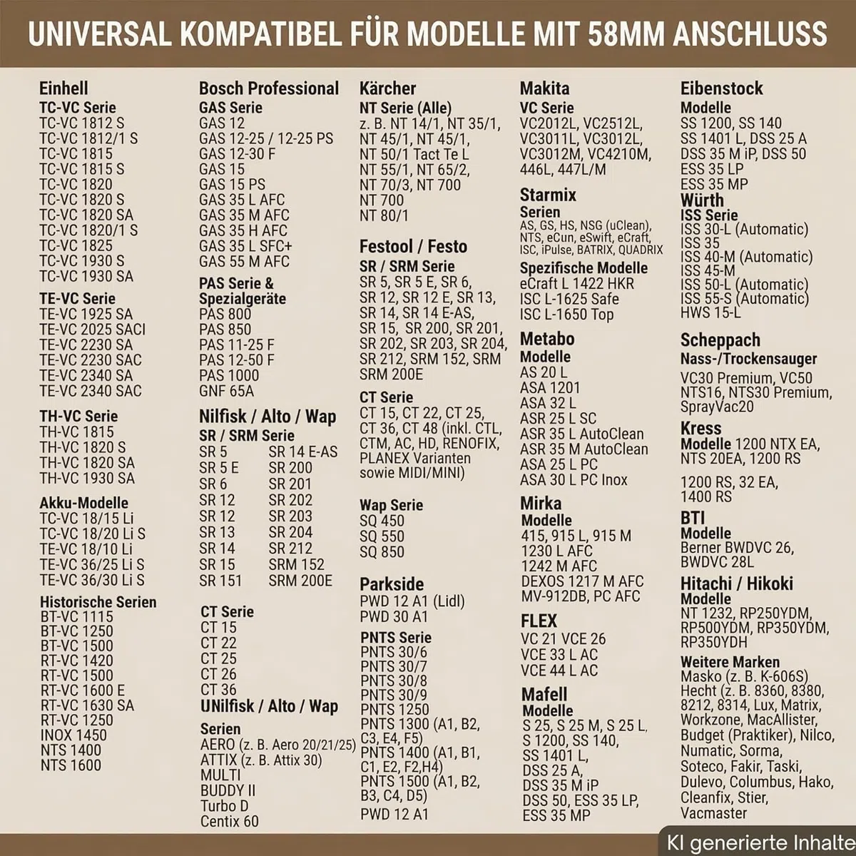 Schlauchschlauch (1,5m) passend für BTI Modelle: Berner BWDVC 26, BWDVC 28L Staubsauger