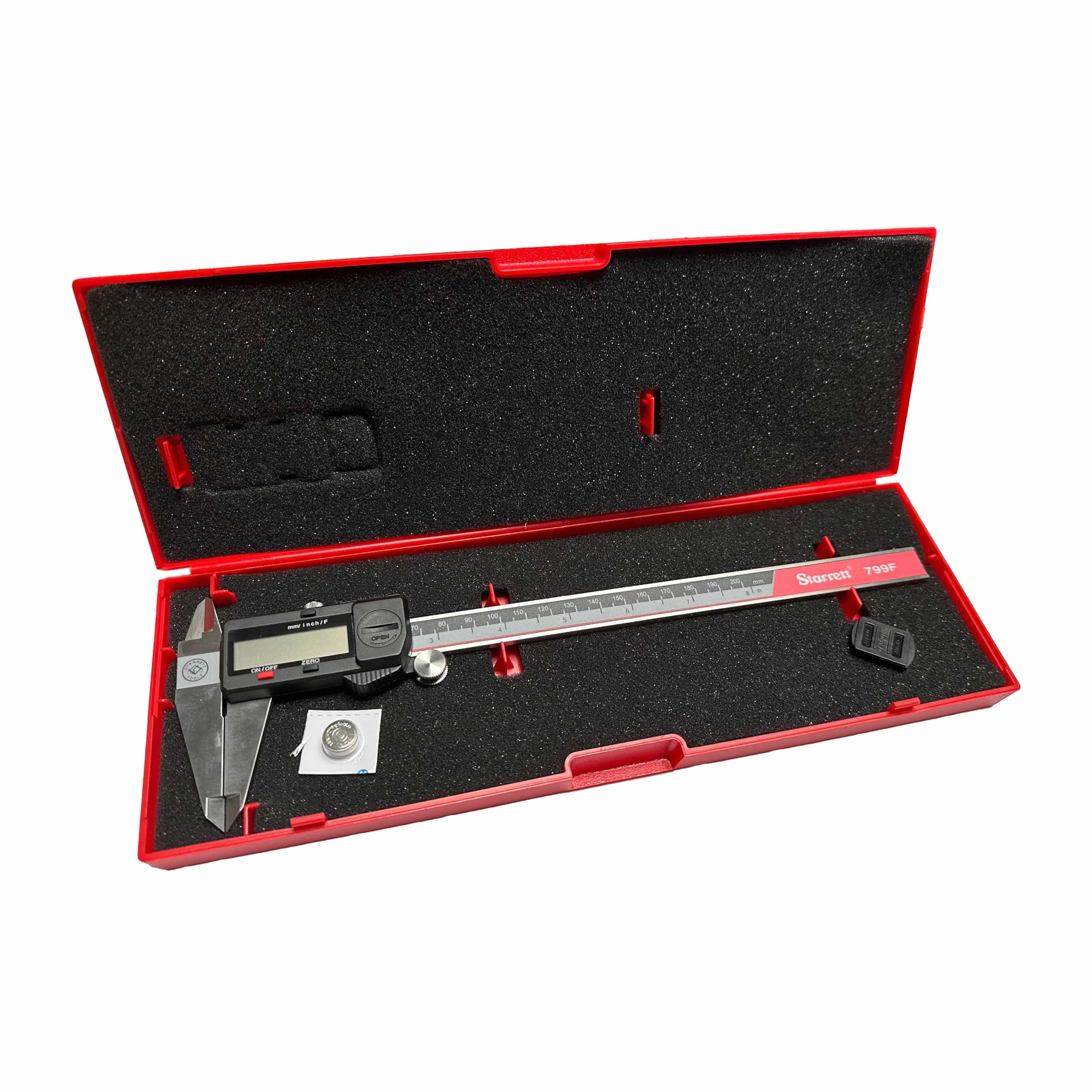 Starrett Digitaler Messschieber mit gebrochenem Display, 200 mm