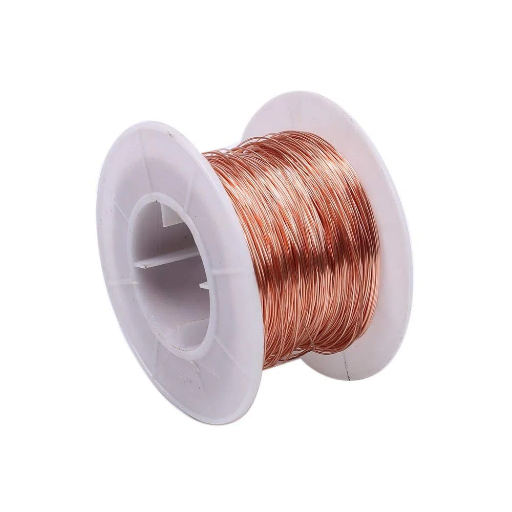 Pure Kupferdraht, 0,4/0,5/0,8 mm 250g T2 Blanker Reines Kupfer Basteldraht, DIY Craft Weicher Nackter Kupfer Draht mit Gute Wärmeleitfähigkeit und Korrosionsbeständigkeit(zufällig rollen) (0.8mm 250g)