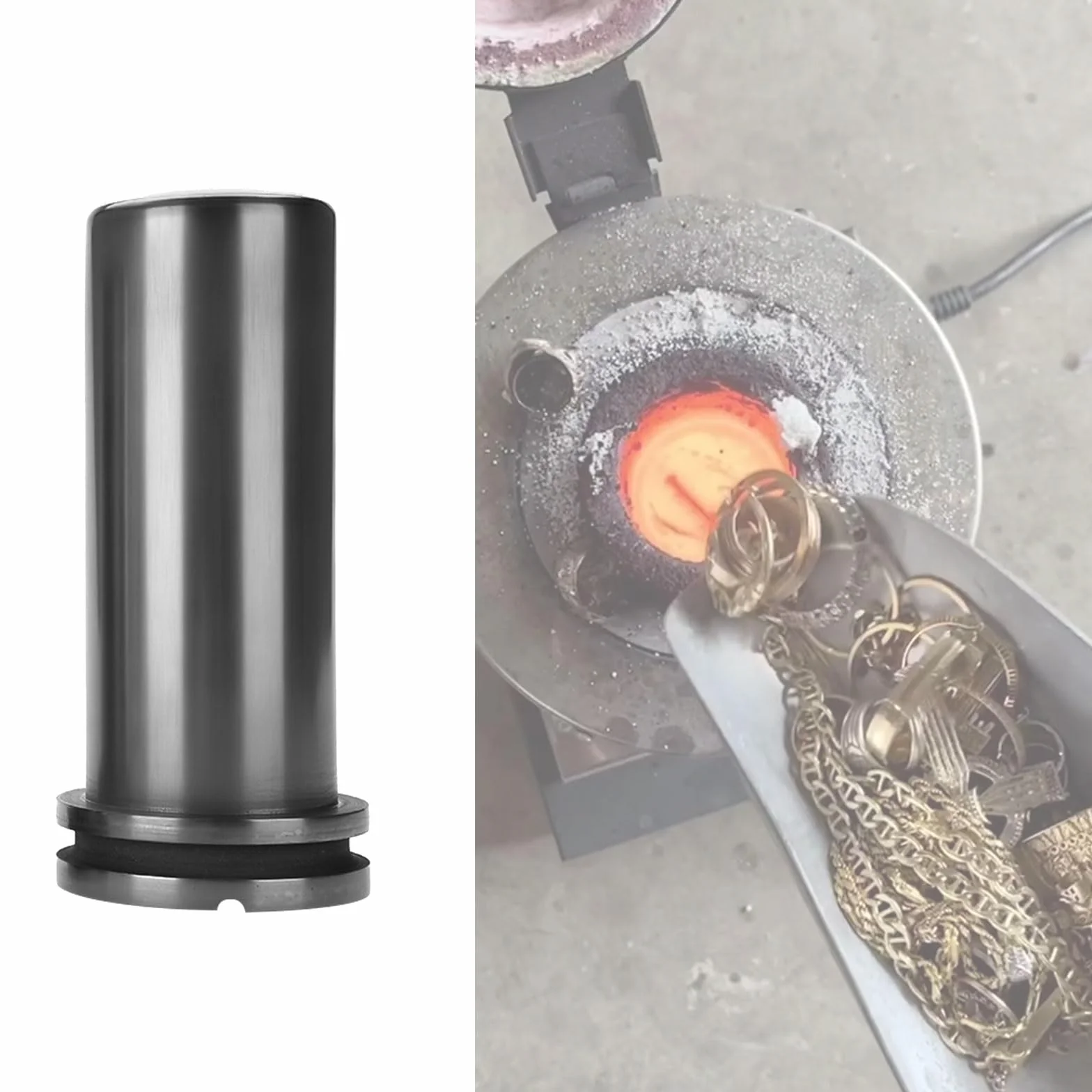 Hochreinheit Graphites Crucible Tasse Schmelztöpfe Für Gold Silber Kupfer Messing Für Hochtemperaturanwendungen Metallschmelzofenofenzubehör