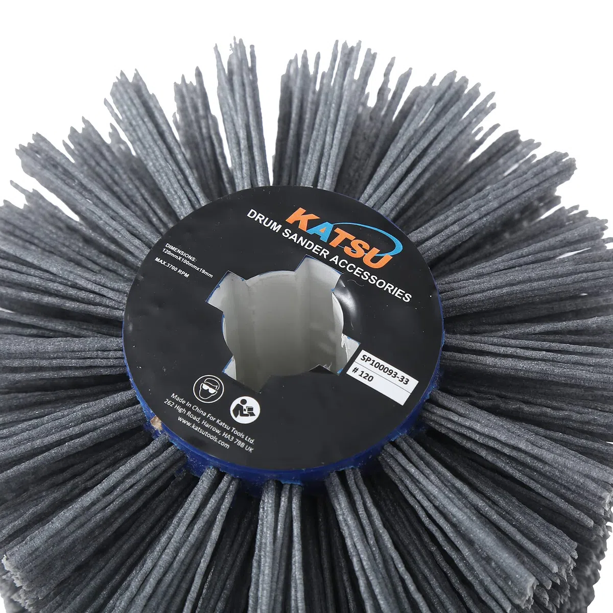 Katsu SP10009337 Zeichenradbürste, Körnung 240, 120 mm