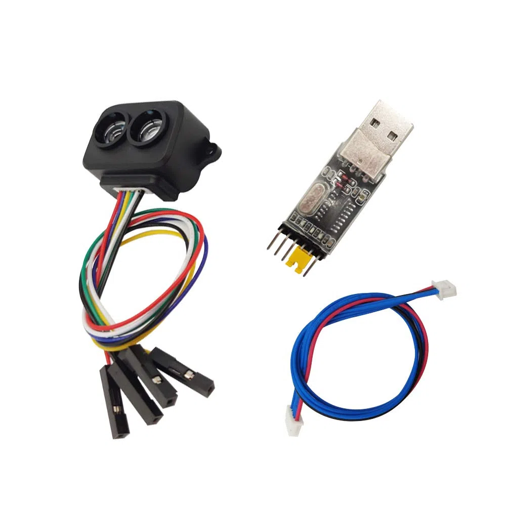 SmartFly Info TF-Luna Lidar-Sensor 0,1–8 m Kurzstreckenentfernung, Einpunkt-Rangefinder-Modul, UART/I2C, kompatibel mit Pixhawk, Arduino und Raspberry Pi für Drohne/Roboter Hindernisvermeidung