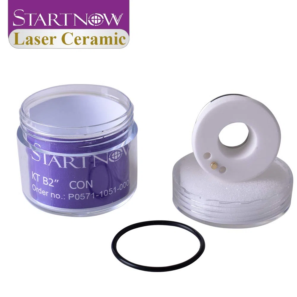 Startnow Laser-Keramik-Düsenhalter, 28 mm, 32 mm, KT B2 CON für Precitec WXS HANS Raytools, Faserlaserschneidemaschine, Düsenhalter, Teile (5 Stück, A-28 mm (Precitec))
