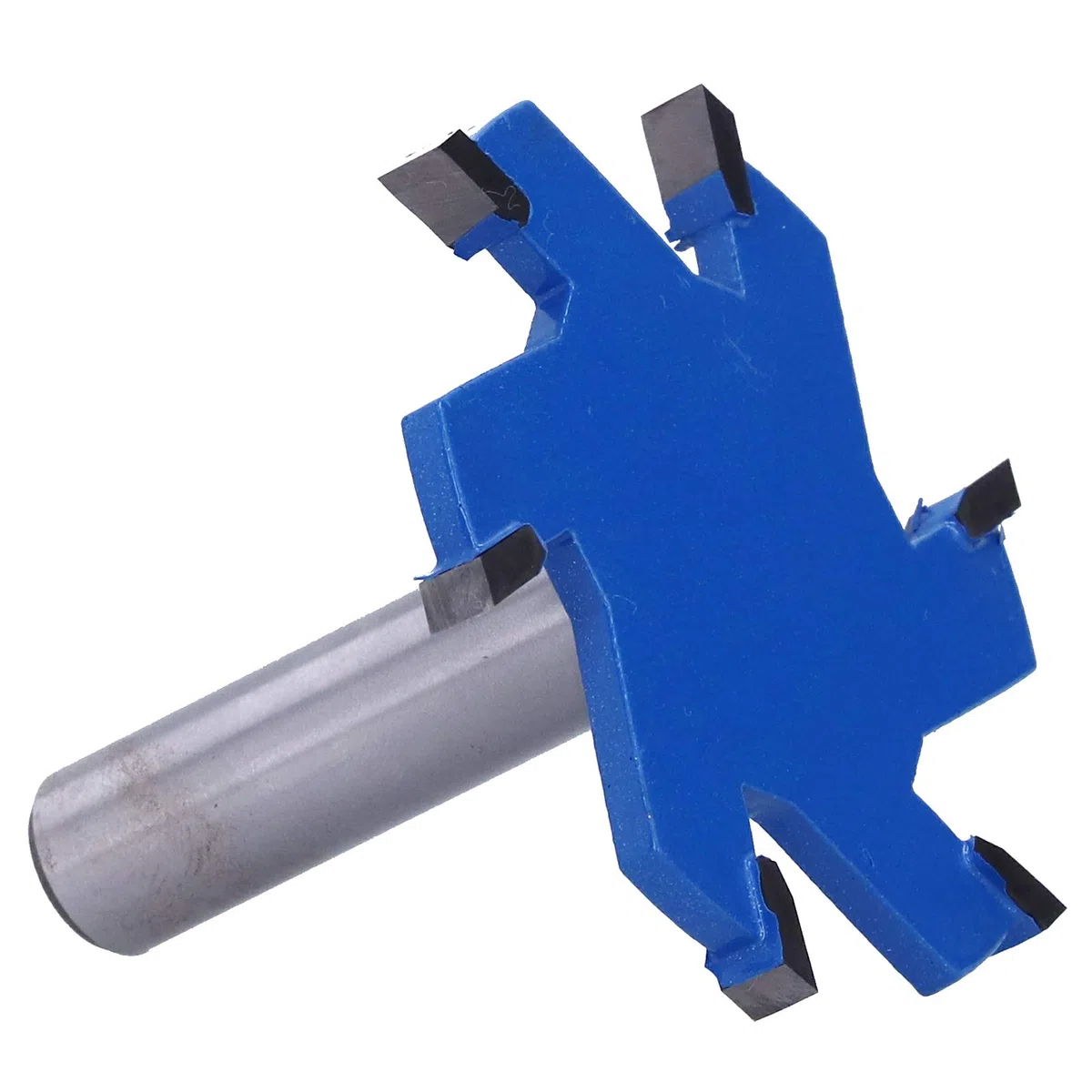 Schlitzfräser, T-Nut-Fräser, 6-Nut-Fräser, Schlitzfräser oder Elektrisches Fräs-/Trimmwerkzeug für die Holzbearbeitung (12 mm Griff)