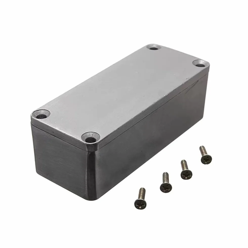 Supertool Aluminium-Druckguss, wasserdicht, Elektronik-Projektgehäuse für externe Stromversorgung, 1 Stück (1Pcs-1590C 120 x 94 x 56 mm)