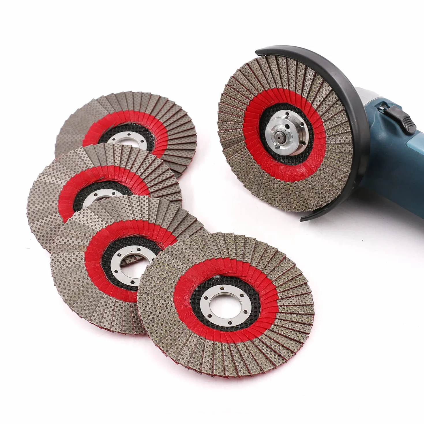 5 Zoll 1pc 120 Grit Schleifscheiben Flap Sanding Schleifscheibe für Winkelschleifer Diamond Sanding Pad