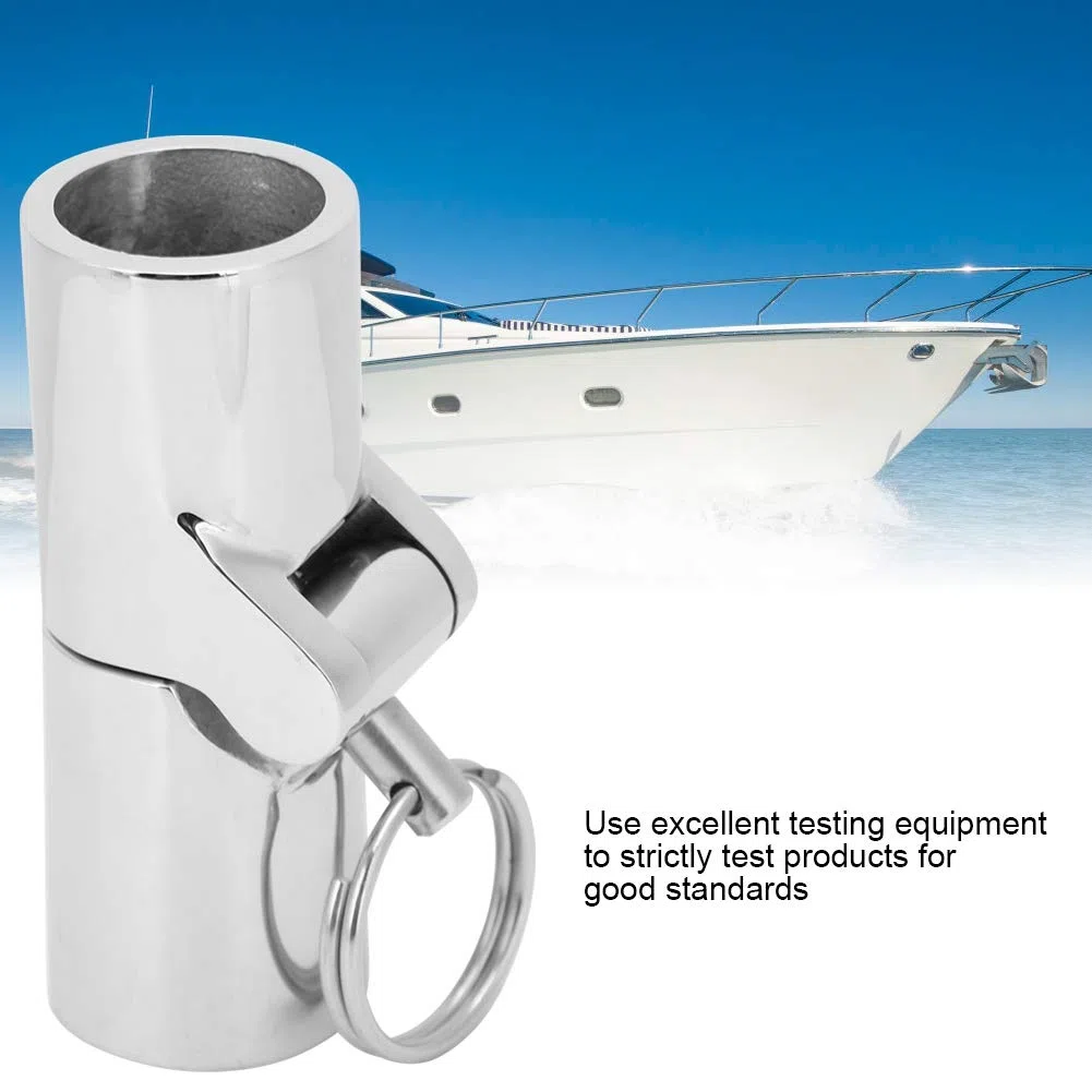 Universal-Gelenkverbinder, Edelstahl-Gimbal, 22 Mm Gelenk-Stahlkupplungen, Schiebekappenhülse, Sonnenschutz-Bootsverbinder Für Marine