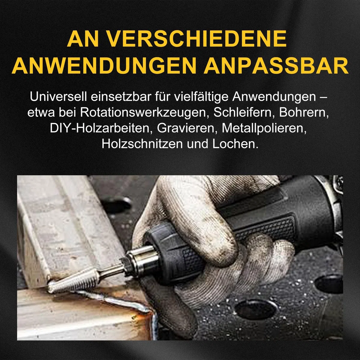 CSOOM 20 StückHartmetall Frässtifte Set, Hartmetallfräser mit Doppelschnitt, Wolfram Hartmetall Rotationsfräser, 3 mm Schaft, für Holz Gravieren, Schleifen, Schnitzen, Metallpolieren, Bohren