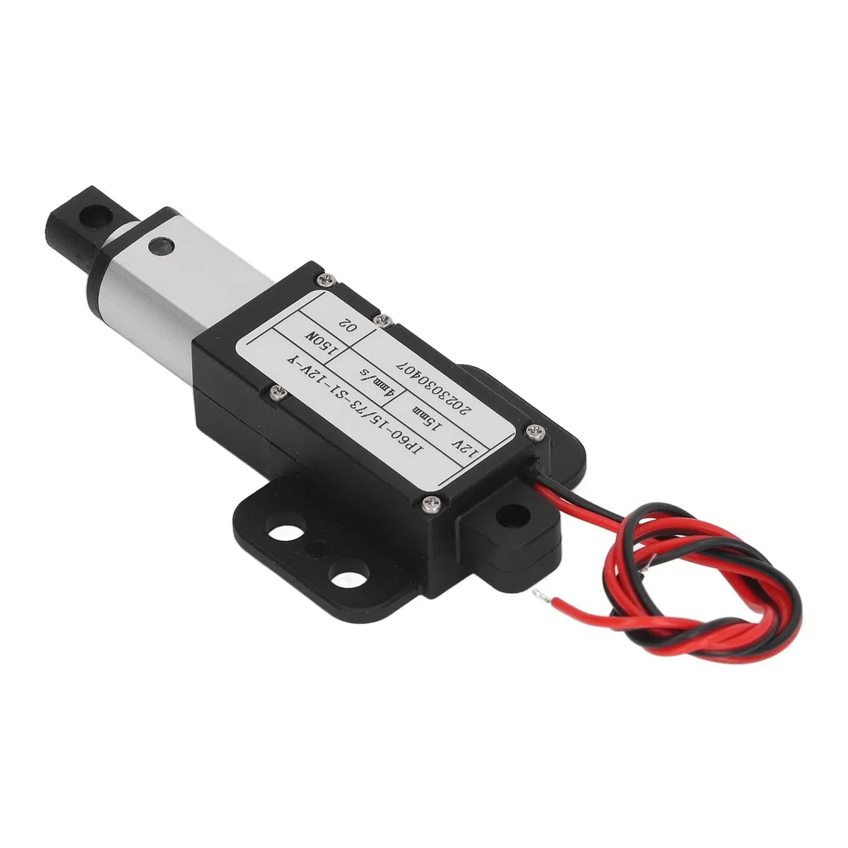 Mini Electric Linear Actuator Hochschub 150n Aluminiumlegierung 15 -Mm -Hub, 4 Mm Geschwindigkeit, Geeignet für Medizinische Maschinerie für Medizinisch lustrialagrische Maschinen Geeignet