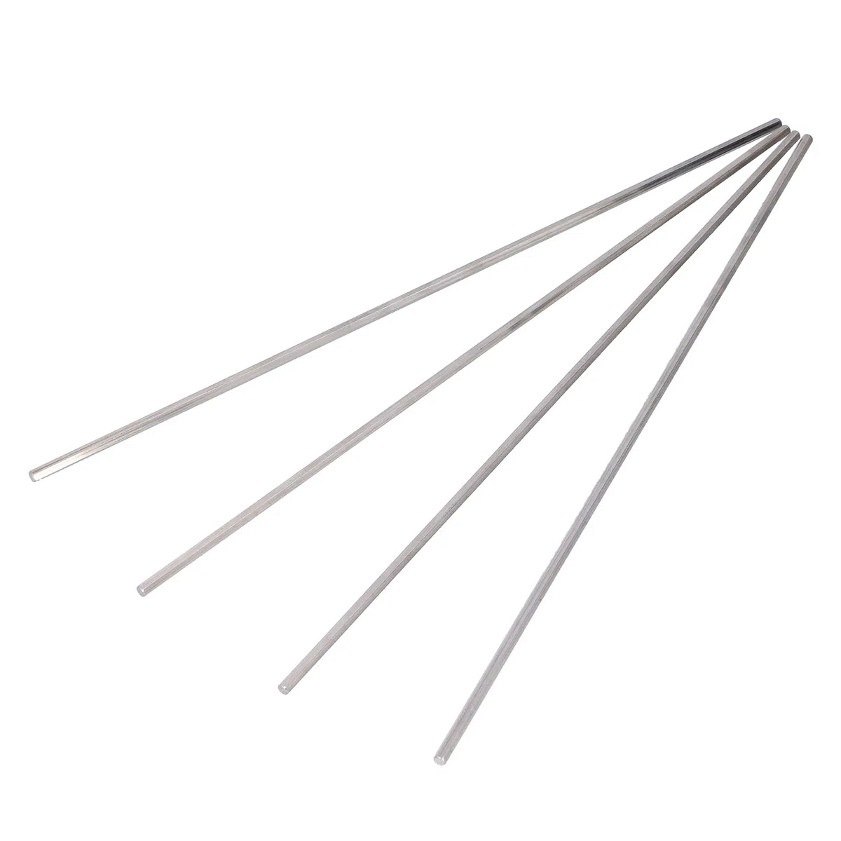 4Pcs Sechskantwelle 5mm Edelstahl, Lineare bewegliche Teile Sonstige lineare bewegliche Teile Antriebswelle Sechskantwelle Zubehör Ersatz Sechskantwelle Antriebswelle