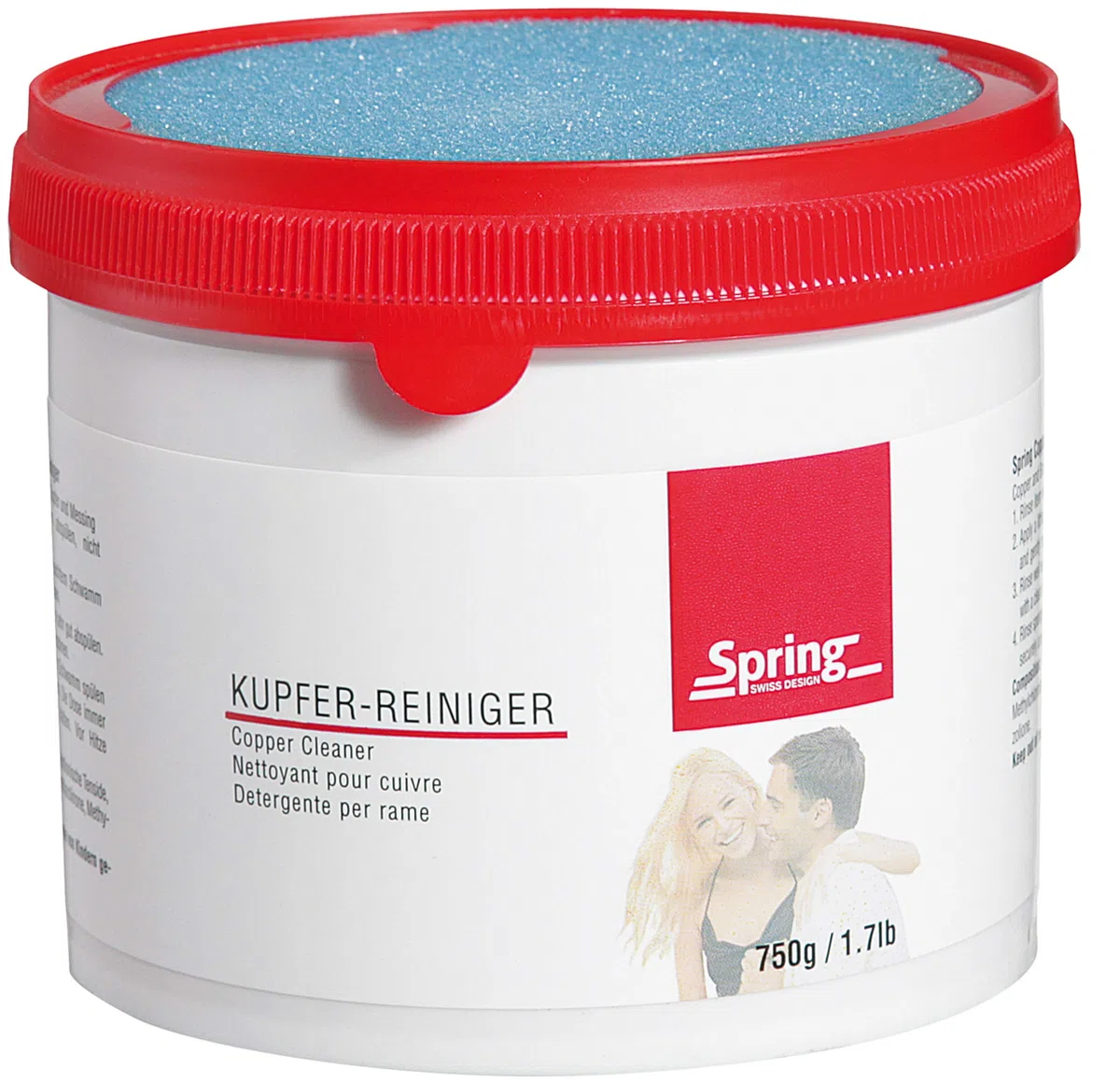 Koperpoets emmer van 750 g Spring 2290527500