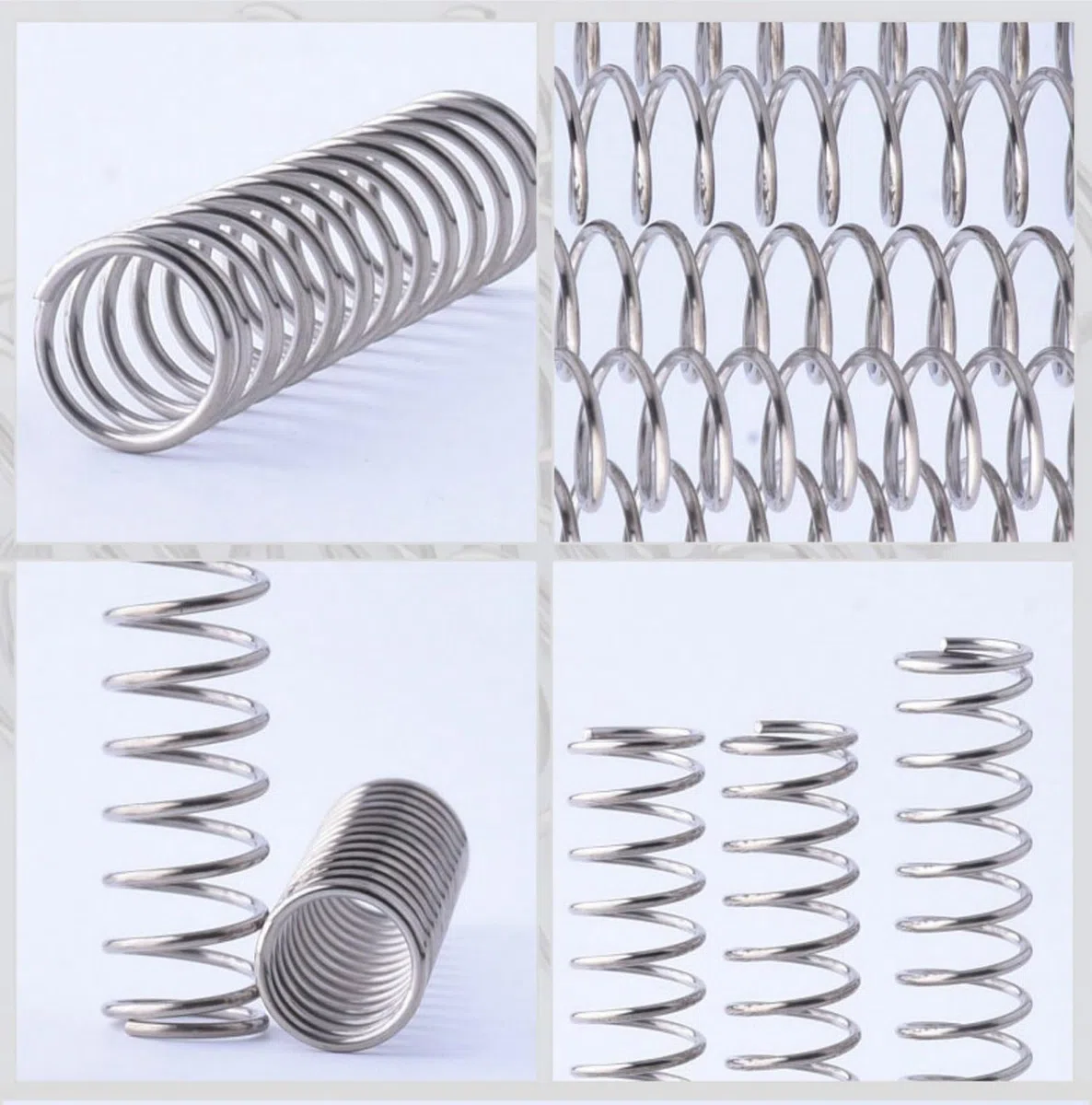 Druckfeder, Edelstahl, 1 mm x 5 mm x 60 mm, 1 mm Draht Durchmesser, 5 mm OD, 60 mm freie Länge, 10 Stück