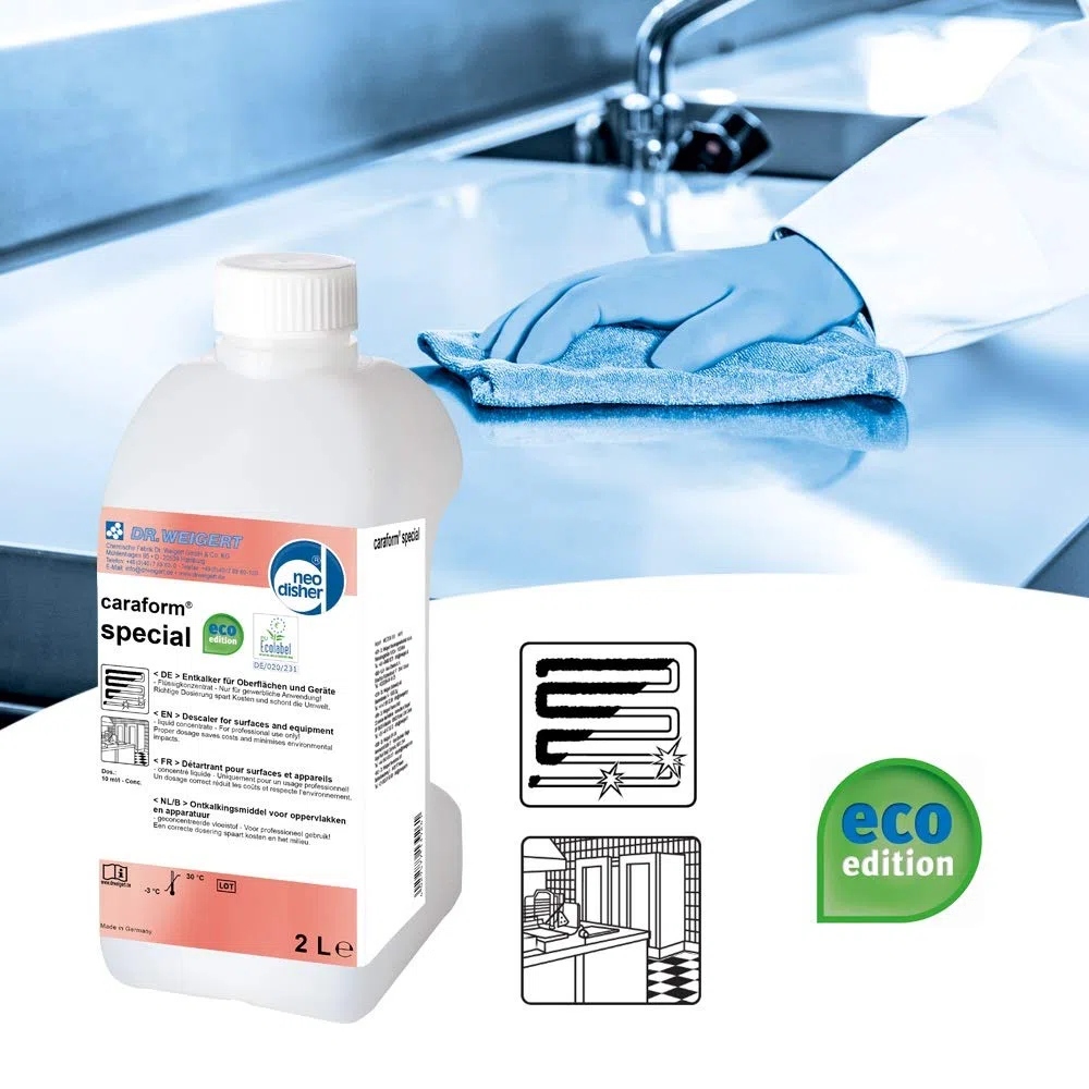 neodisher Caraform special 2l Entkalker für Oberflächen und Geräte Neu für 332042